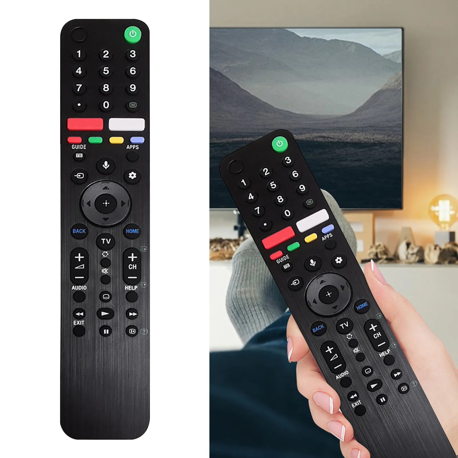

Universal Remote Control For RMF-TX500P Compatible With Most Models TV Voice Smart Replacement Remote Controls Ergonomic Remote