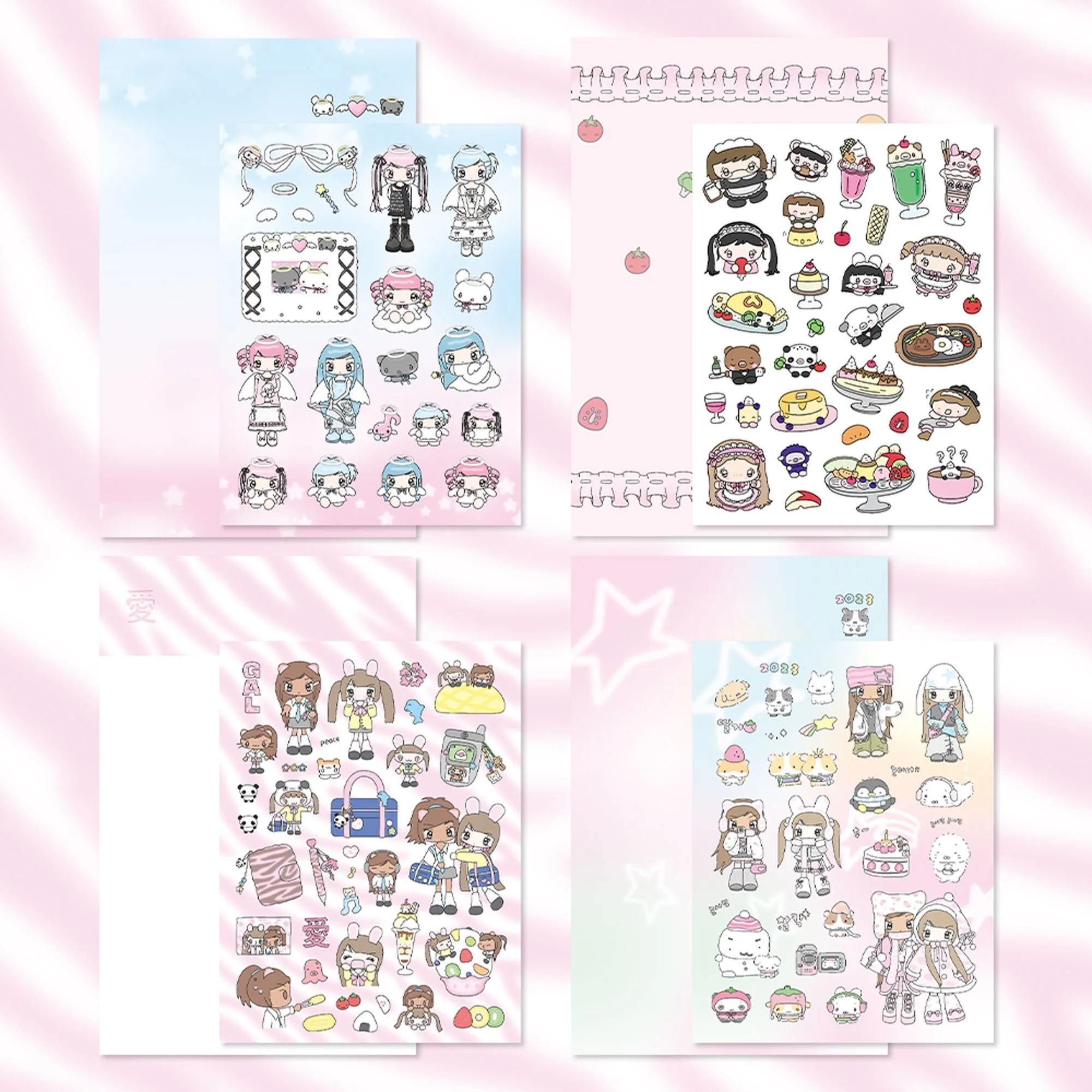 

Корейские стикеры Pobe серия 1