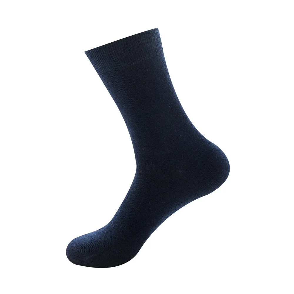 5 Pairs Foundation Thigh High Socks Men Cotton Stockings Unisex Solid Color Spring Autumn Long Socks Woman Plus Size Happy Socks