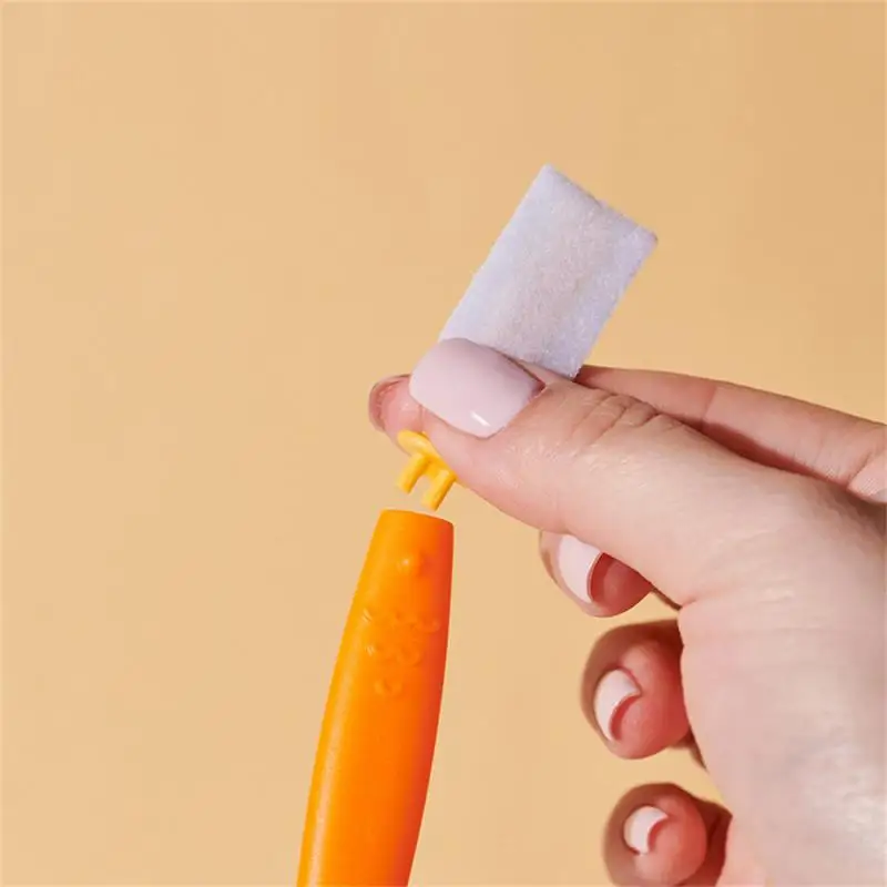 

Disposable Removable Cleaning Brush Fish Mouth Plastic Gap Brush Groove No Dead Angle Cleaning Multifunctional Crevice Brush