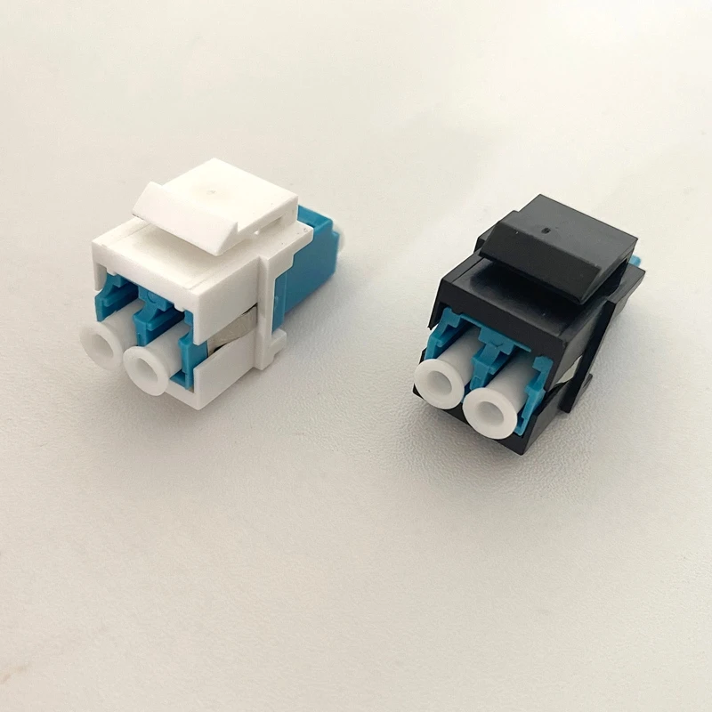 

Fitting Duplex Connector Fiber Keystone Adapter 10Pcs /lot
