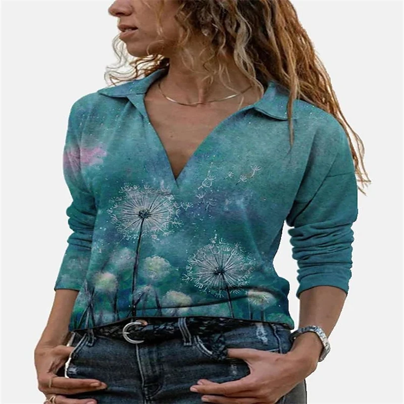 

2021 Casual Half Sleeve V-Neck Loose Pullover Shirt Ladies Tops Large Size Over sized Women 3D Butterfly Print T Shirt Summer