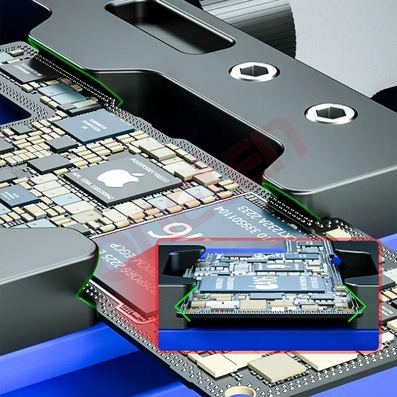 Универсальный двойной вал MECHANIC MR6 MAX Air для подсветки материнской платы PCB IC чипа