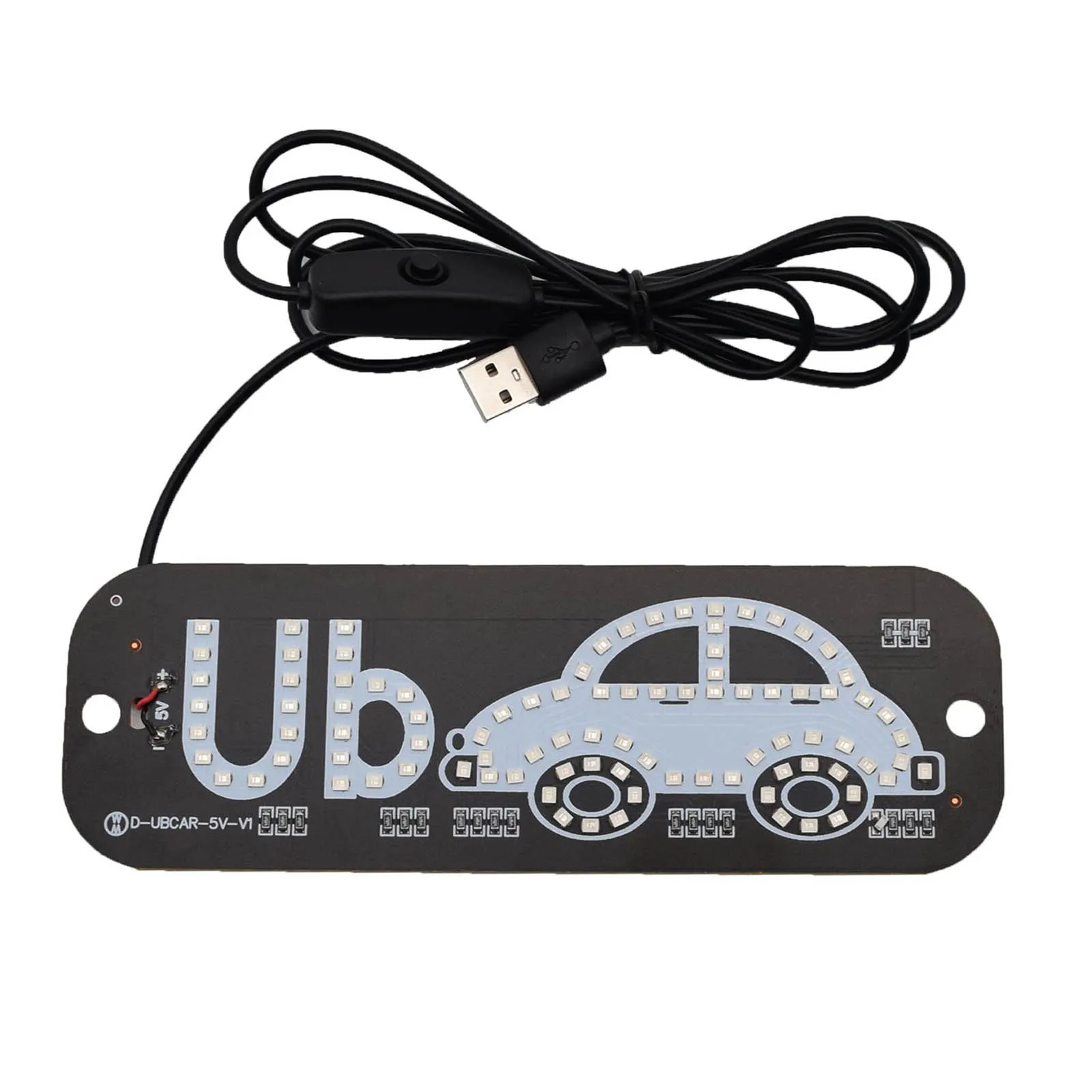 

Taxi Light LED Sign 90 LEDs Car Sign Light 90 LEDs Blue Green Light Glowing Sign Rideshare Light Sign With Suction Cups USB