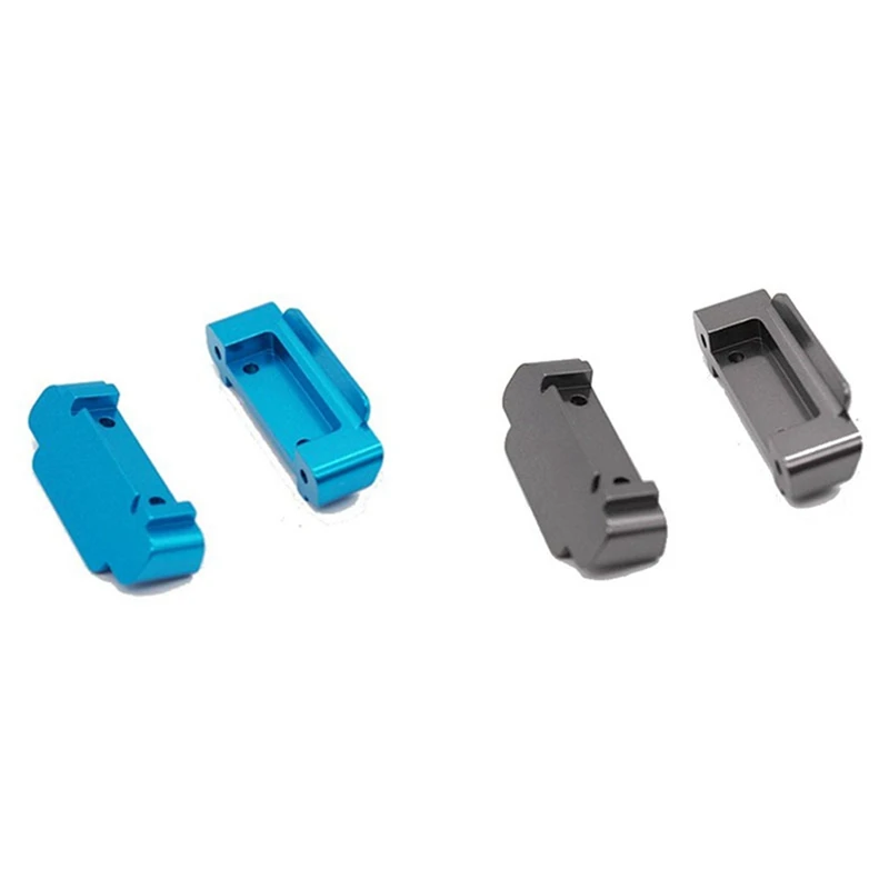 

4Pcs Upgrade Spare Rc Car Parts Front Rear Bumper For Wltoys A959-B A969-B A979-B-Blue & Gray