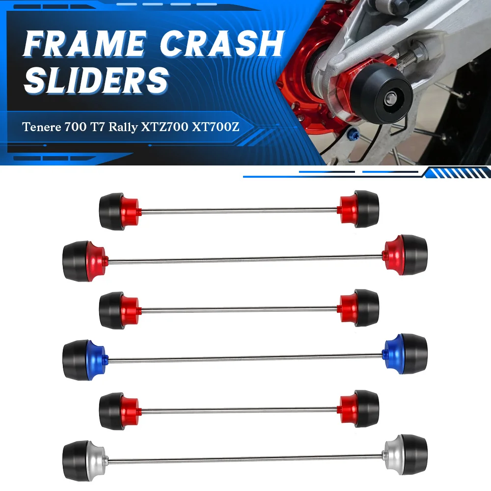 Для мотоцикла Yamaha Tenere 700 ралли T7 XTZ XT Z 2019 2020 2021 переднее колесо слайдер рамка XTZ700