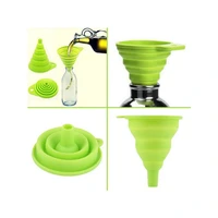 hotcollapsible funnel silicone water sand oil rice seeds wine whisky funnel foldable kitchen funnel 100 food grade silicone