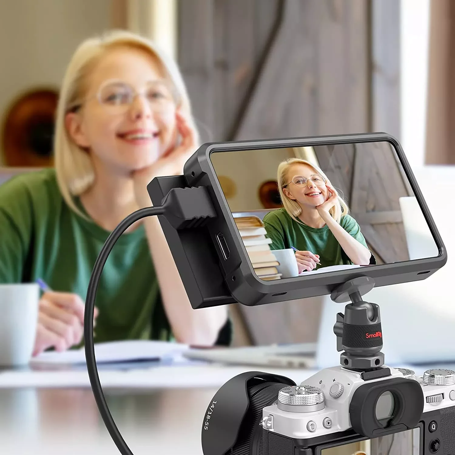 

2023 SmallRig 1/2 PCS Mini Ball Head with Removable Cold Shoe Mount Mounts Monitor Lights and Video Accessories to the Camera 29