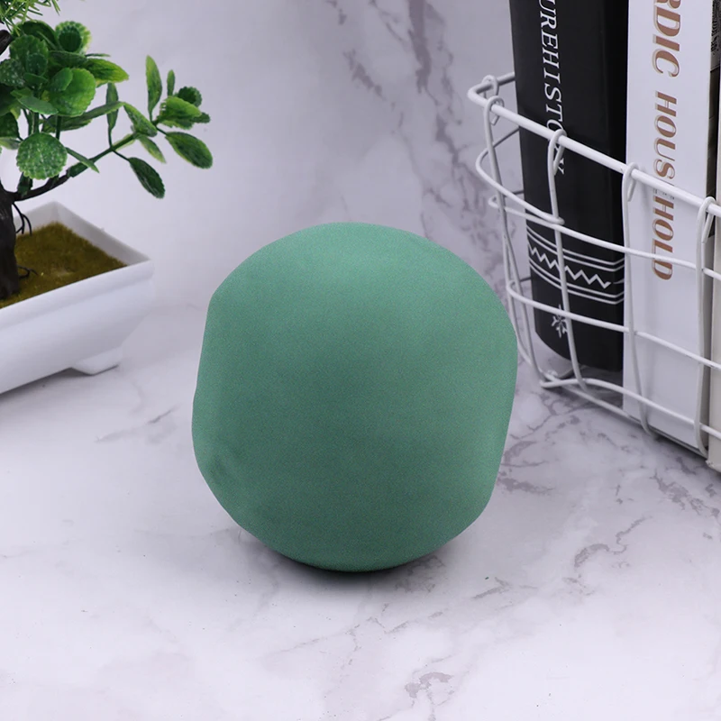 1 шт. 9/12/15 см круглый зеленый шар из сушеных цветов грязевая губка пенопластовый