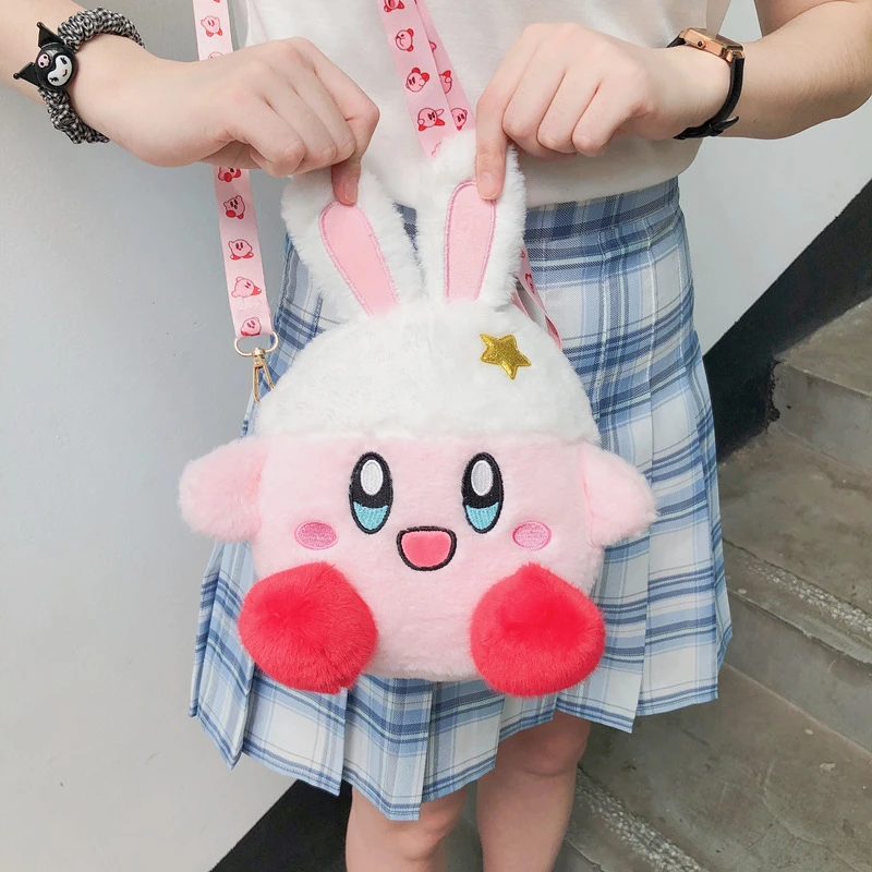 

Милый мультяшный плюшевый Кирби Игрушки для девочек милый розовый плюшевый Кирби ie мягкие игрушки для детей женщин сумка-мессенджер подаро...