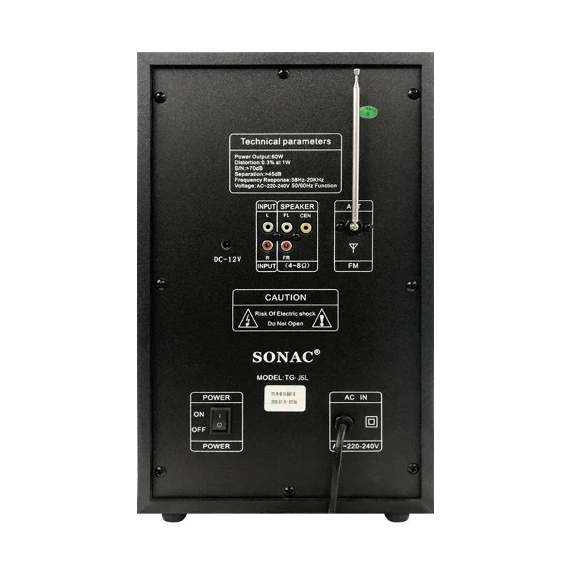 SONAC TG-J5L Новый динамик 5 1 bt акустические системы для домашнего кинотеатра сабвуфер