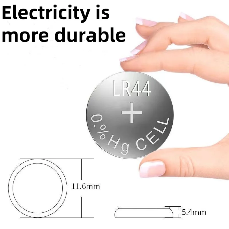 10 шт. 1 55 В AG13 LR44 Кнопочные батарейки LR 44 L1154 RW82 SR1154 SP76 Pila SR44 A76 LR1154 GP7 Cell Coin Watch Toys