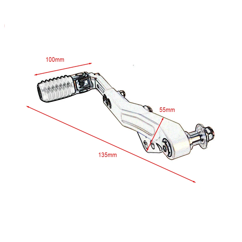 Регулируемый складной рычаг переключения передач для BMW R1250GS R1200GS LC ADV 1200 GS R1250