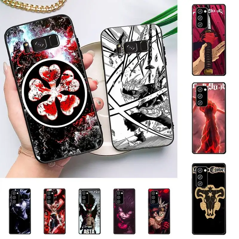 

Black Clover Anime Asta Phone Case for Samsung Note 5 7 8 9 10 20 pro plus lite ultra A21 12 72
