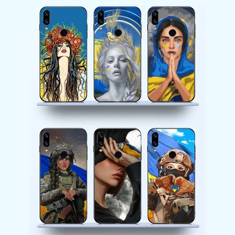 

Ukraine girl Ukraine Flag Phone Case For Xiaomi Redmi note 7 8 9 11 i t s 10 A poco f3 x3 E pro lite funda shell