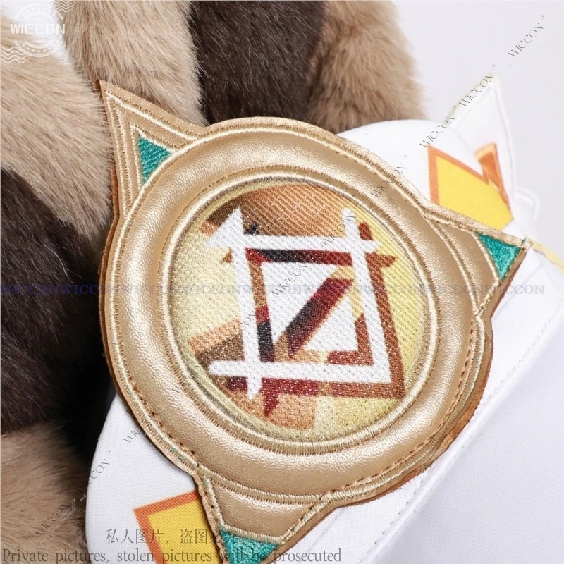 Кахина Косплей Костюм Парик Хэллоуин Вечеринка Аниме Игра Genshin Impact Натлан