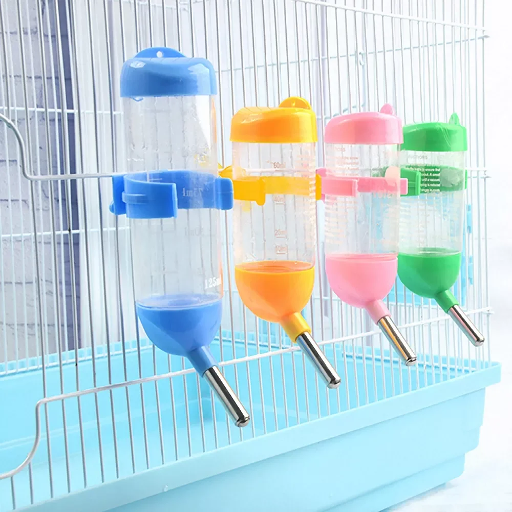 

New in Hamster Drinker Water Bottle Dispenser Feeder Hanging Pet Dog Guinea Pig Squirrel Rabbit Drinking Head Pipe Fountain chri