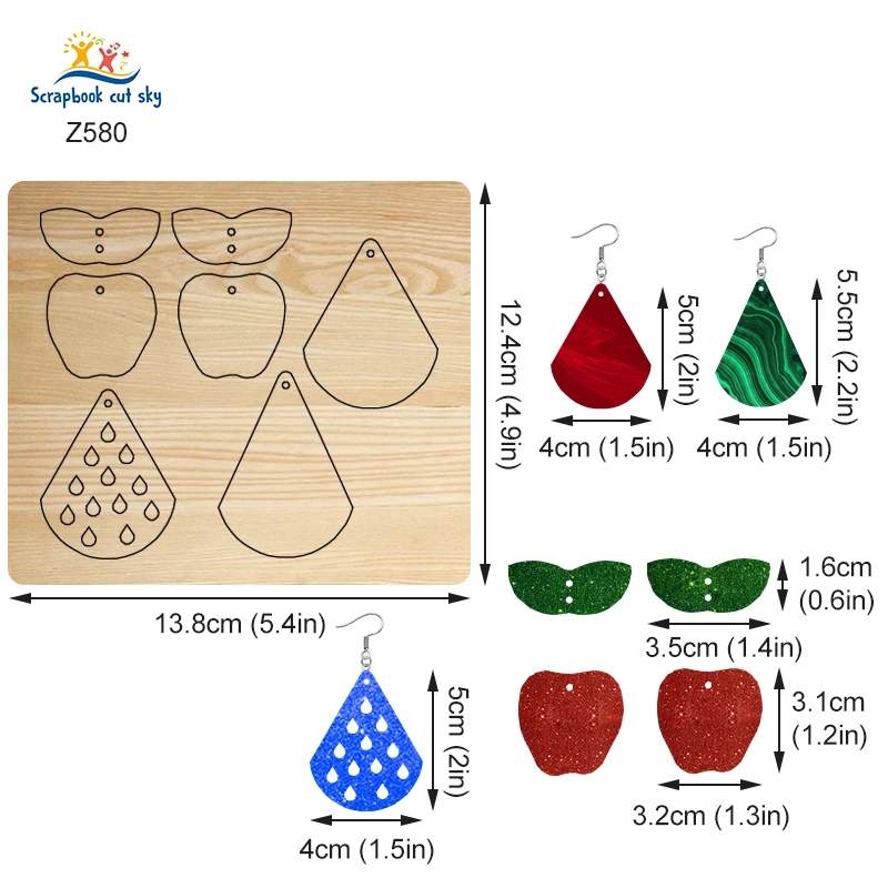 

ScrapbookCutSky-Z580 Wooden Cutting Knife Die Is Used With The Machine