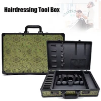 professional hairdressing barber tool case box hair stylist clipper scissors comb storage carrying tools barbershop suitcase