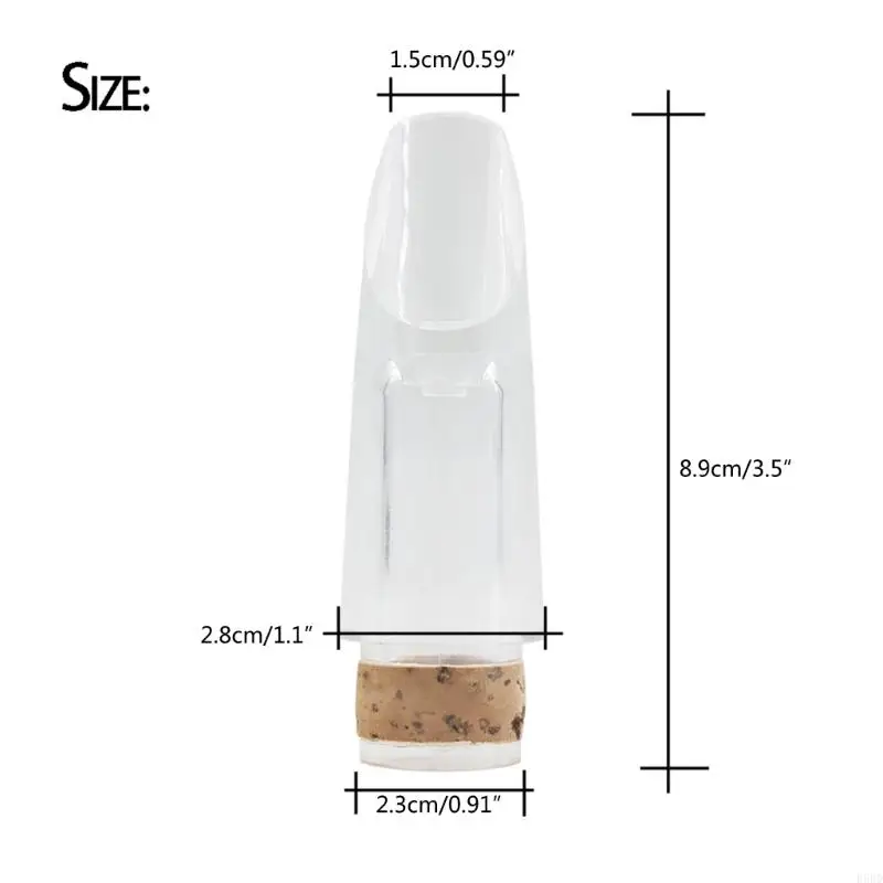 E56d 1pc Clear Bolwtorch Abs Clarinet Transparent Flute Head для повышения вашей производительности