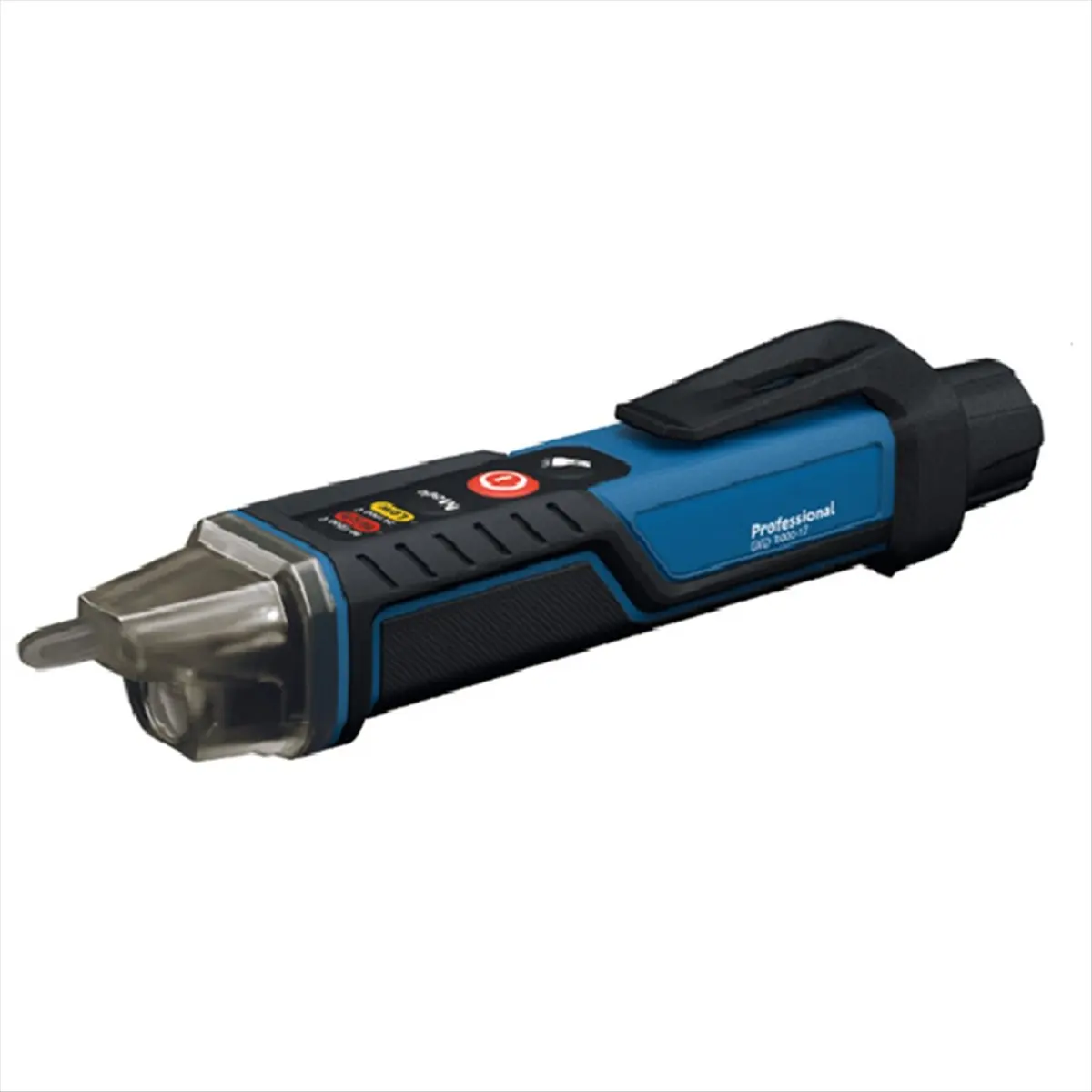 Фото (BABQ) Бесконтактный тестер напряжения BOSCH GVD 1000-17 с функцией самопроверки, класс защиты IP67, двойное напряжение для работы с электродрелью №4