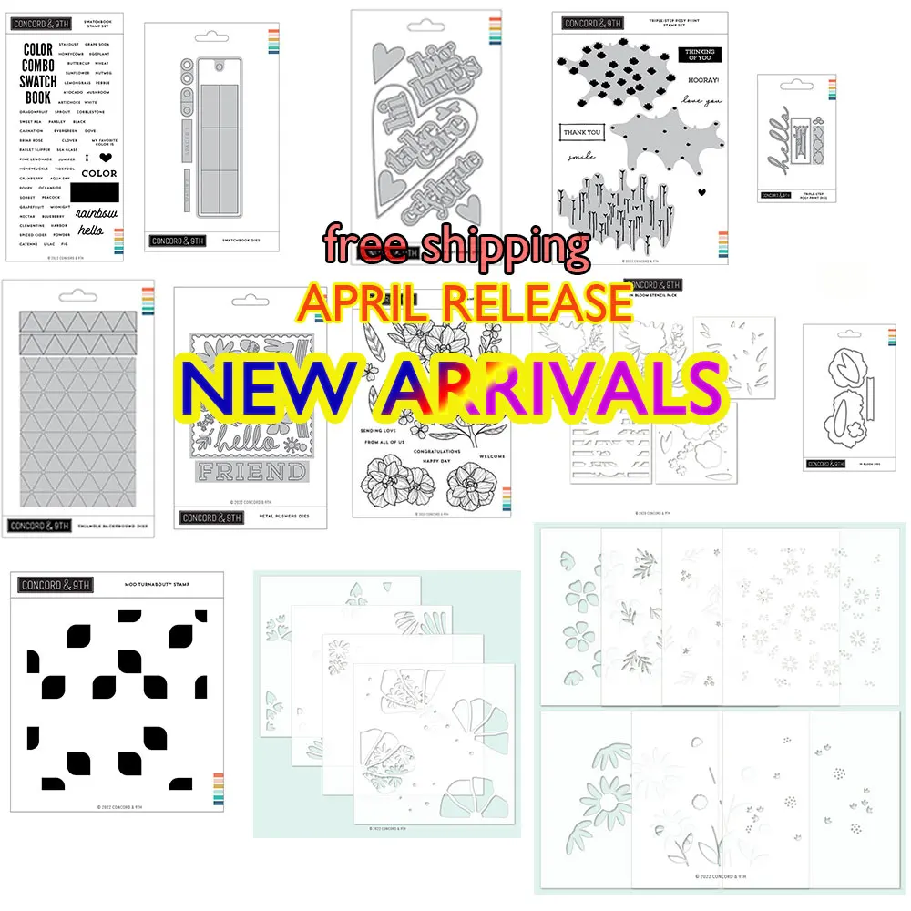 

Flower Press Stencil Pack Stamps And Dies New Arrival 2023 Scrapbook Diary Decoration Stencil Embossing Template Diy Greeting