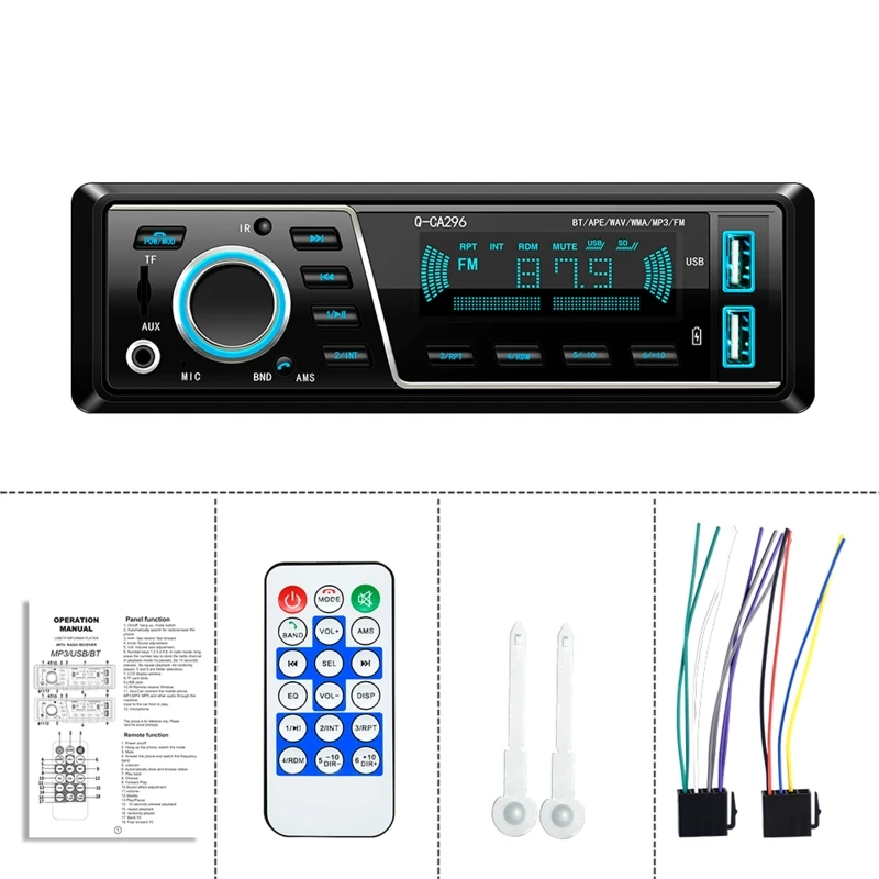 

Handsfree Call Car Charger Wireless Bluetooth-compatible FM Transmitter Radio Receiver Mp3 Music Stereo Adapter