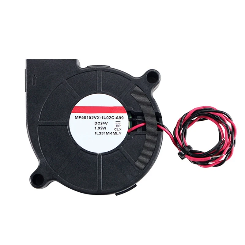 

3D Printer Blower Fan 5015 24V 0.41A Double Bearing Fan Centrifugal DC Cooling Turbo Fan 3D Printer Parts