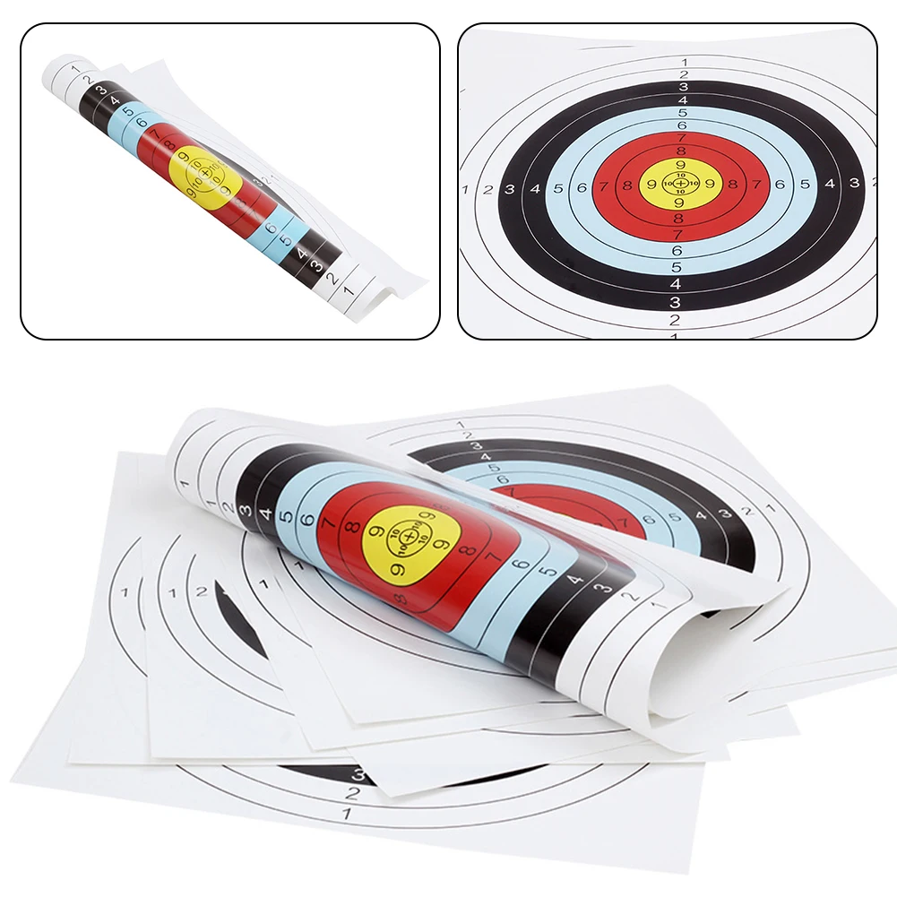 

Новая круглая бумага для стрельбы из лука, размер 40*40 см, практичная бумага с толстым покрытием, практичная, 16 г, 20 × легко носить с собой