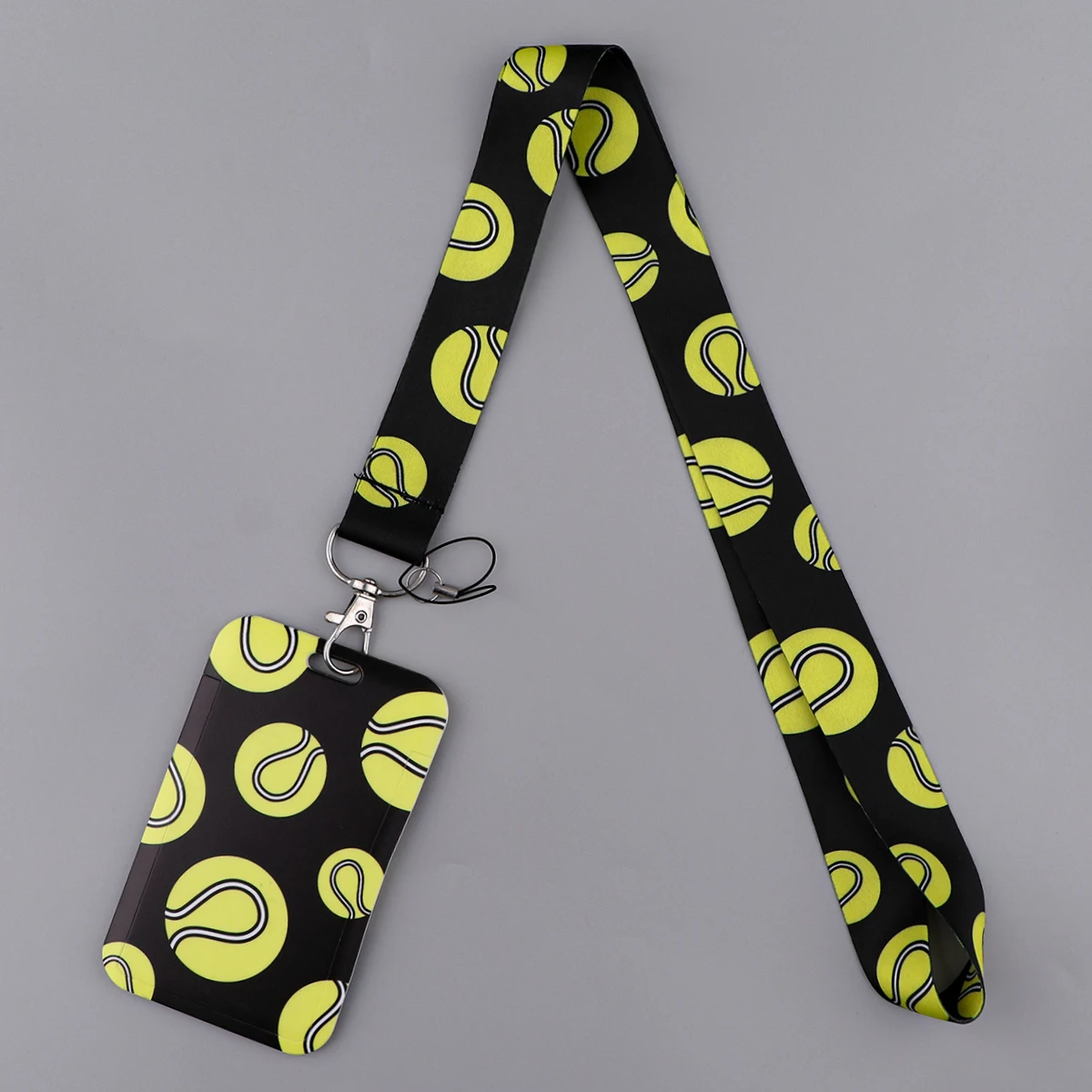 Спортивный шнурок с шариками для ключей чехол удостоверения личности держатель