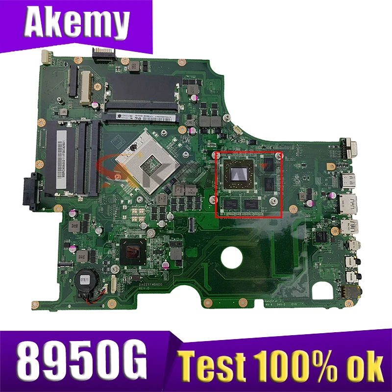 

Материнская плата AKEMY DA0ZYFMB8D0 MBRCR06002 MB.RCR06.002 для ноутбука acer aspire 8950G HM65 DDR3 ATI HD 6630M