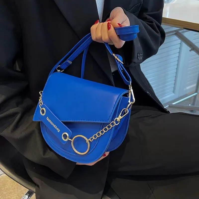 

Bag Female 2023 Autumn/Winter New Style Messenger Bag Fashion Design Shoulder bag Women Luxury Brand With Chains Office Handbags