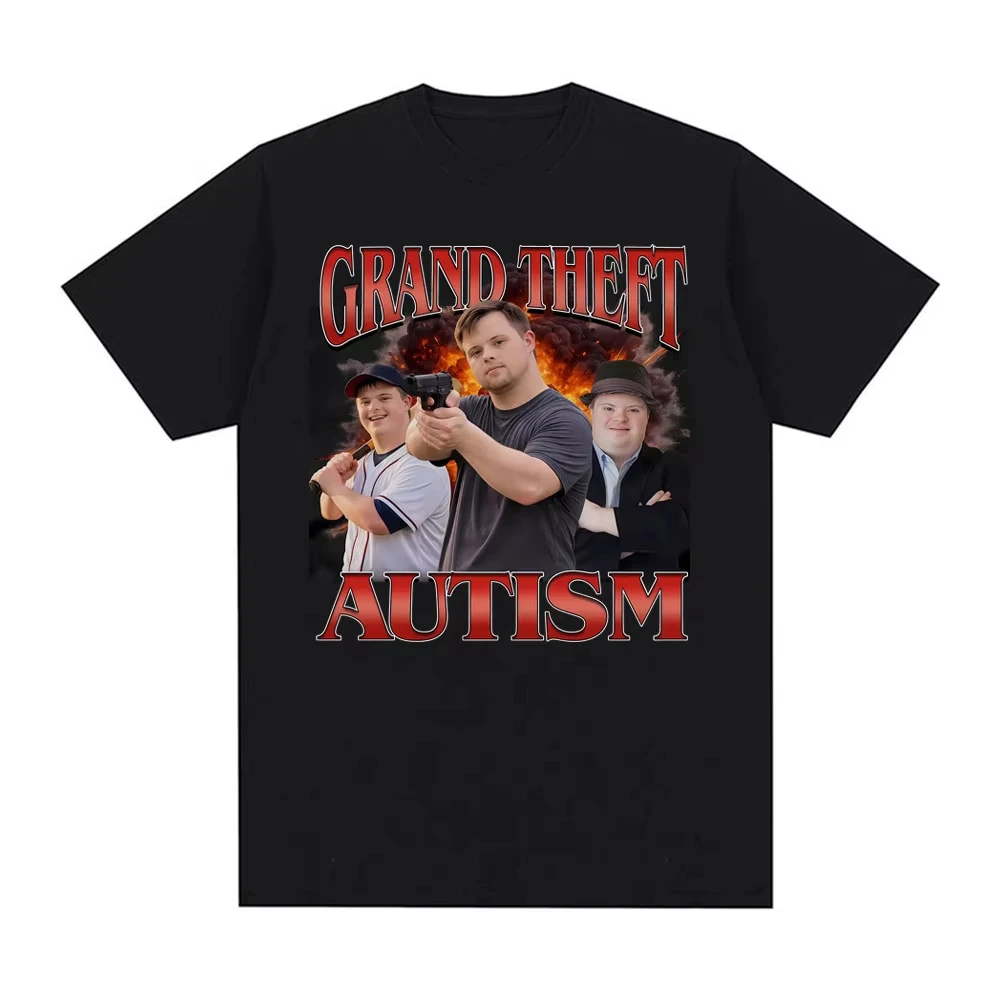 Brainrot Cringe Meme Graphic T-shirt Men Women Vintage High Street T Shirts 100% Cotton Oversized O-Neck Crewneck Casual T Shirt