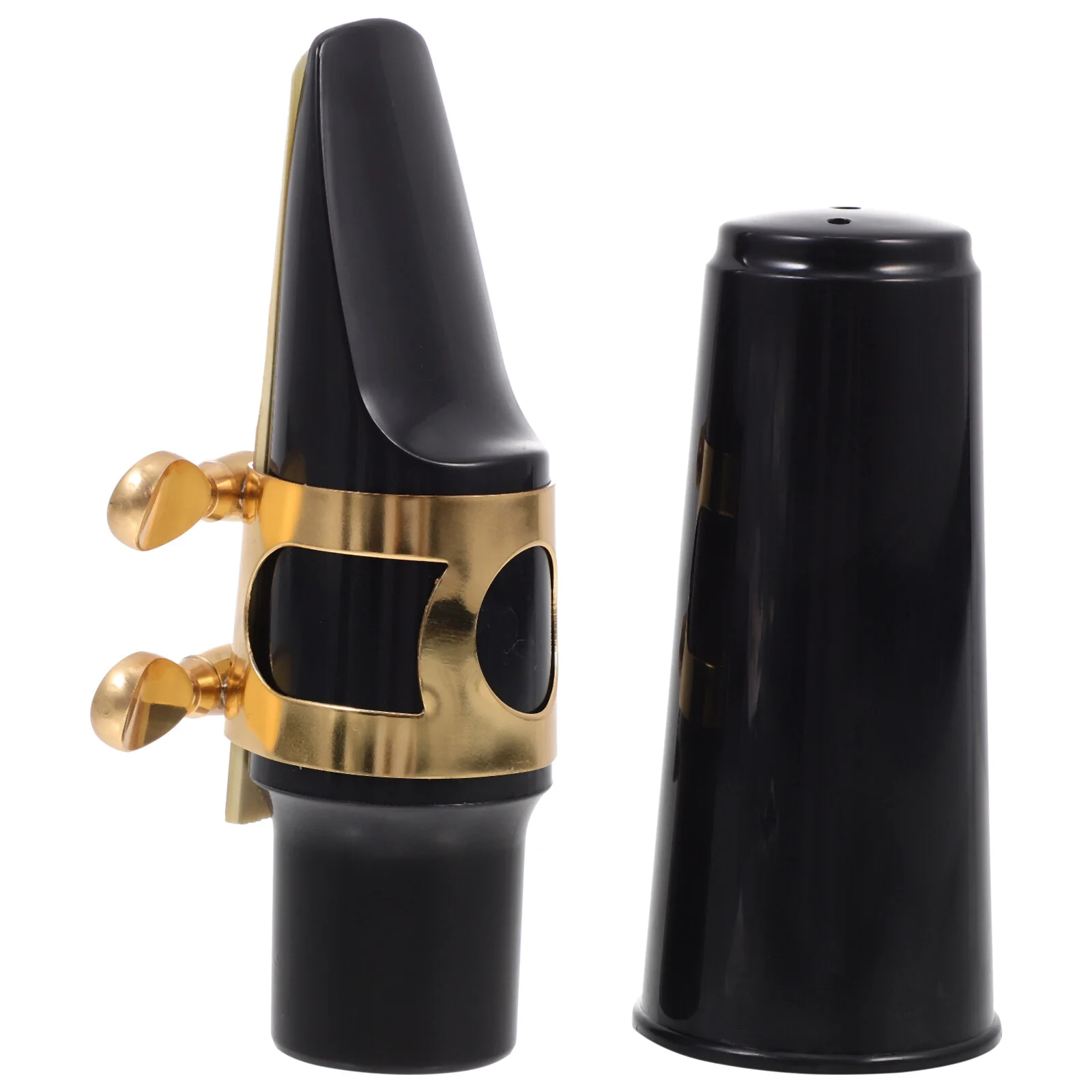 

Plastic Saxophone Set Alto Mouthpiece Cushion Replacement Ligature Holder Kit Musical Instrument Supply