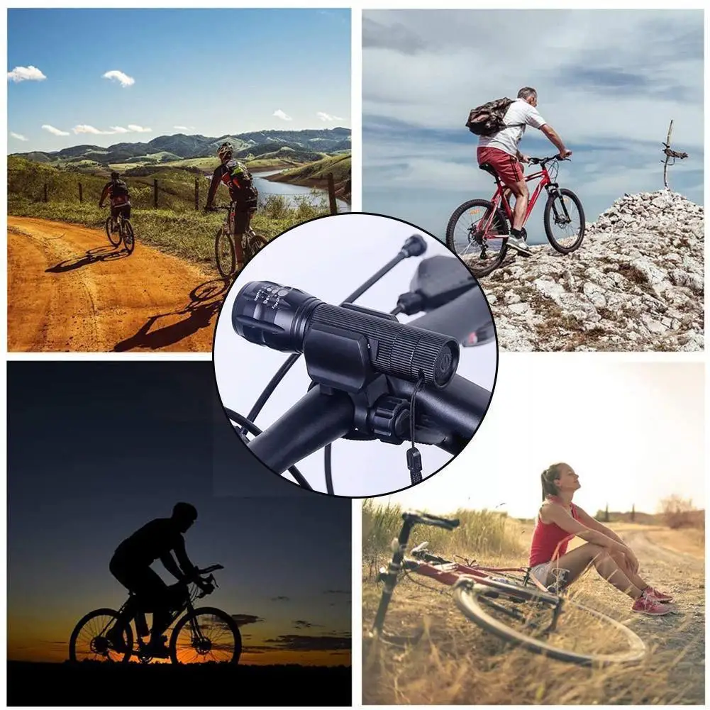 

Bicycle Light Holder Bike Lantern Bracket Flashlight Lights Bicycle Mount Cycling Accessories Clamp Torch Holder Clip LED L N3Z2