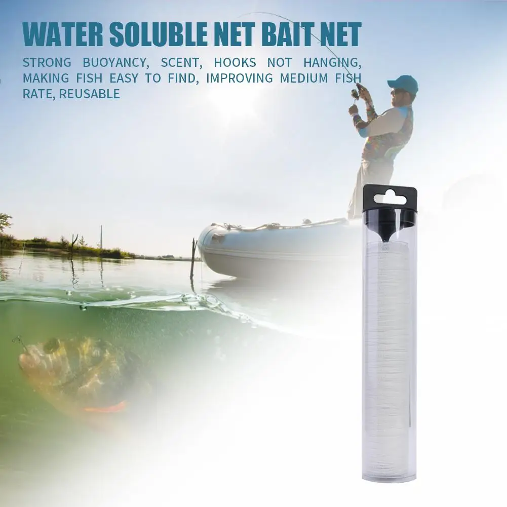 

Convenient Plunger Stick Tube Fishing PVA Mesh Water Soluble Stocking Lure Tools Rivers Lakes Fishing Tools Supplies