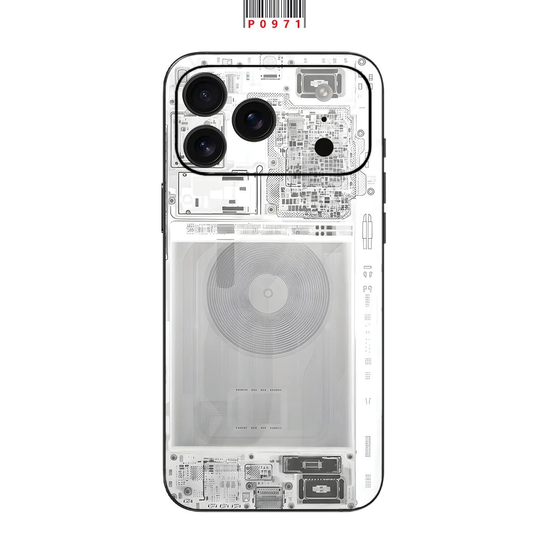 Фото Защитная пленка OscarSkinZ для iPhone 17 Air, 16 Pro Max, 15, 14 Plus, 13: наклейка на заднюю панель, защитная пленка для боковых рамок и задней крышки №4
