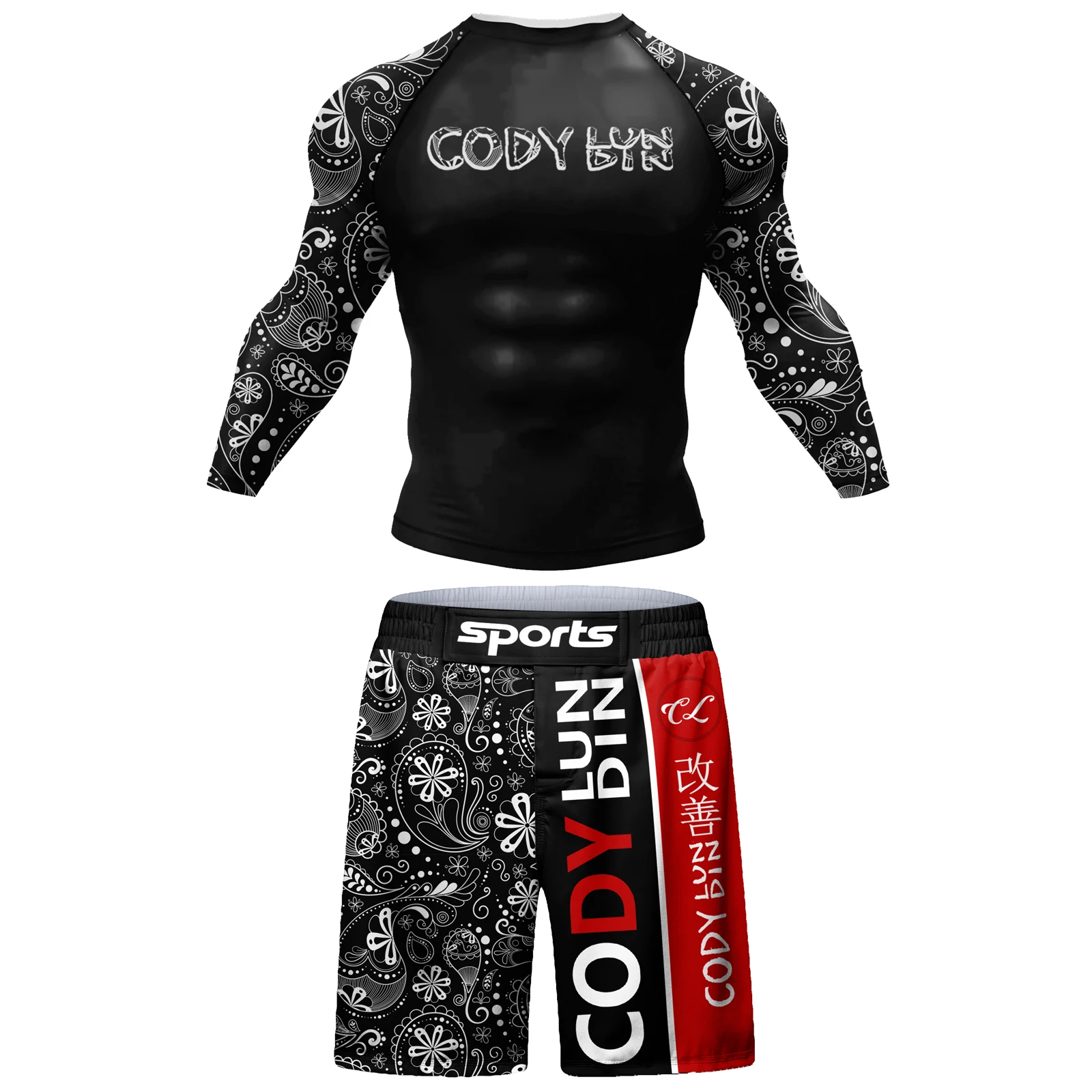 Cody Lundin популярные комплекты одежды для джиу-джитсу с шортами MMA BJJ No GI Jiu Jistu