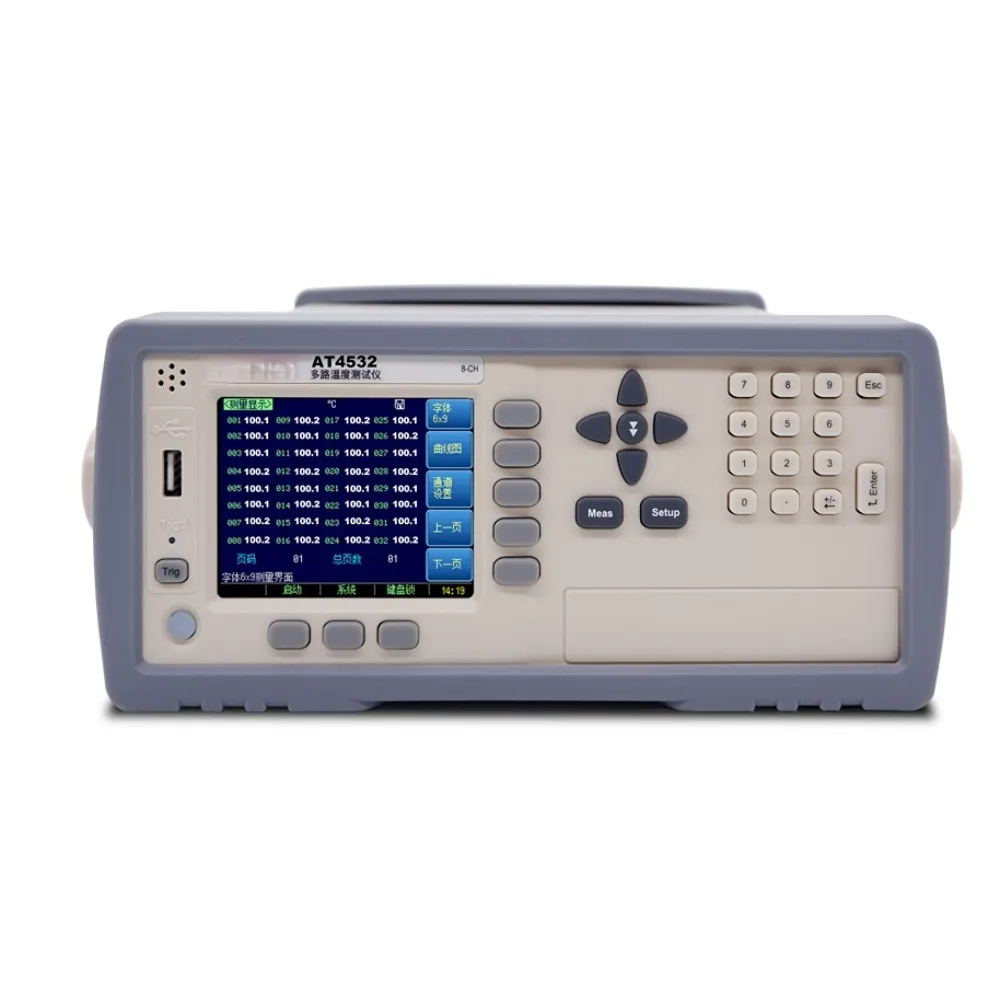 

AT45XX SERIES UNIVERSAL THERMOCOUPLE MULTI-CHANNEL TEMPERATURE TESTER METER DATA LOGGER