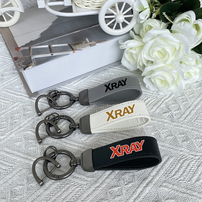 

Top leather supports custom keychains For LADA Xray X ray Car Accessories