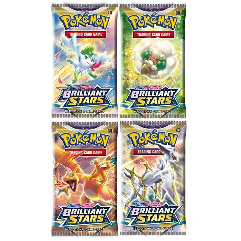 2022 New Brilliant Stars Pokemon Cards Evolution GX Vmax EX Mega Energy Shining Pokémon Card Game Carte Trading Collection Cards