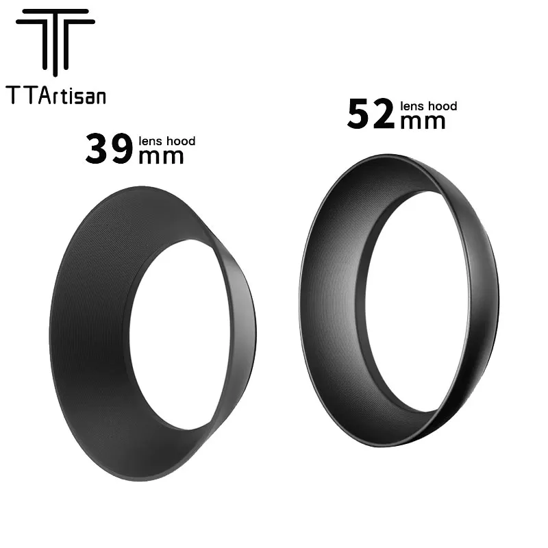 

TTArtisan Lens Hood 52mm for 50mm F1.2 Camera Lens, 39mm Lens Hood for 35mm f1.4 Lens