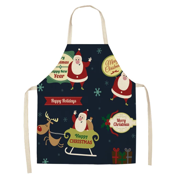 Фартук для барбекю водонепроницаемый Рождественский кухонный садовый фартук