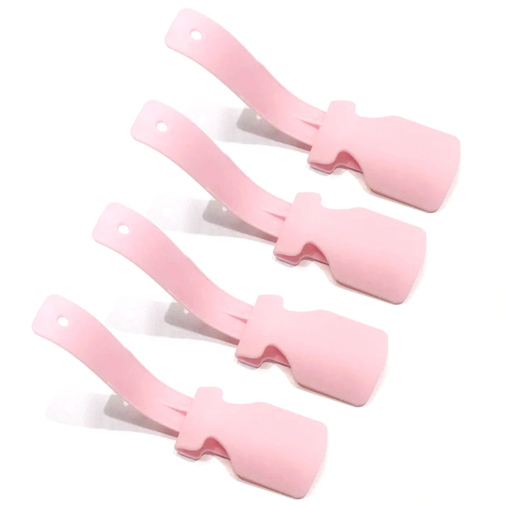 4 шт. обувной рожок с ручкой подъемный вспомогательный пластиковый для обуви