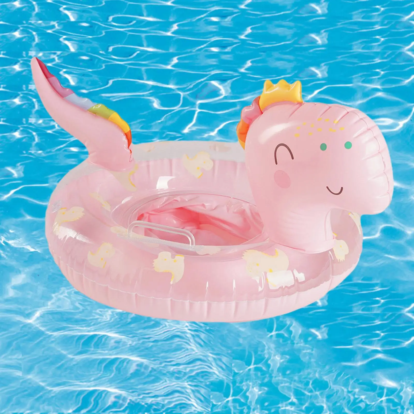 Cartoon   Funny Pool Tube Toys Pool Swim Float Kids Inflatable Swimming Boat Seat for Infants