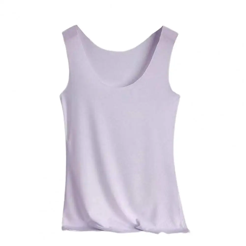 

2022 Casual Women Tank Tops Camisole Seamless Stretchy Slim-Summer fitting Off Shoulder T-shirt Women Vest for Daily Wear