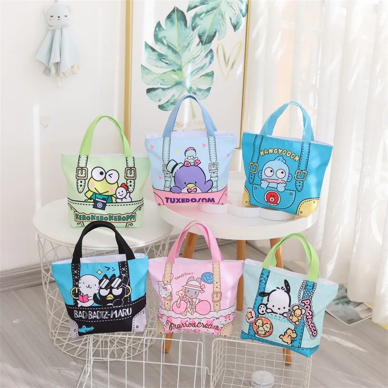Милый мультяшный аниме My Melody Cinnamoroll Hellokittys сумка для хранения Холщовая Сумка