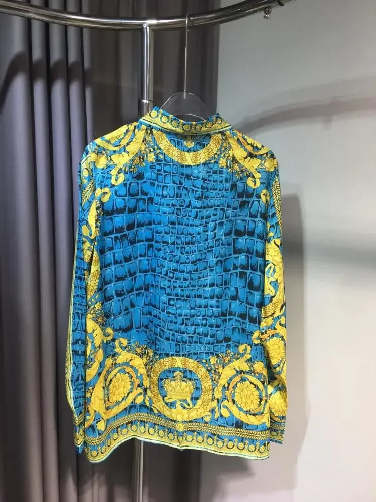 Женская Роскошная Одежда рубашка и блузка с рисунком древних путей женские