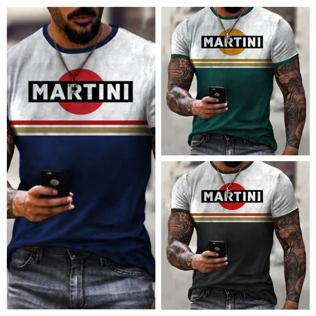 

Men's Oversized T Shirt 3D Printed Casual Vintage Clothing Summer O-Neck Short Sleeve Shirts Fashionable Beach Sports Camiseta