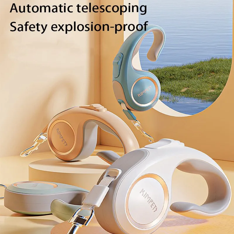 

Pet Automatic Telescopic Traction Rope Dog Walking Rope Pet Dog Outdoor Equipment Accessories